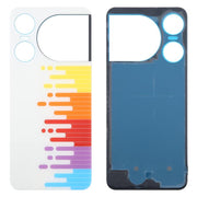 Cover posteriore in vetro con adesivo per batteria ZTE nubia Music 2., For ZTE nubia Music 2