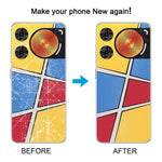 Cover posteriore in vetro con adesivo per batteria ZTE nubia Music 2., For ZTE nubia Music 2