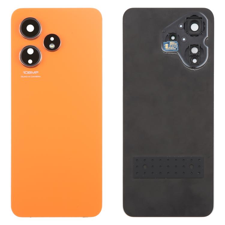 Cover posteriore in vetro per batteria Boost Celero 5G 2024, For Boost Celero 5G 2024 (Orange)