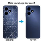 Cover posteriore in vetro per batteria Boost Celero 5G 2024, For Boost Celero 5G 2024 (Orange)
