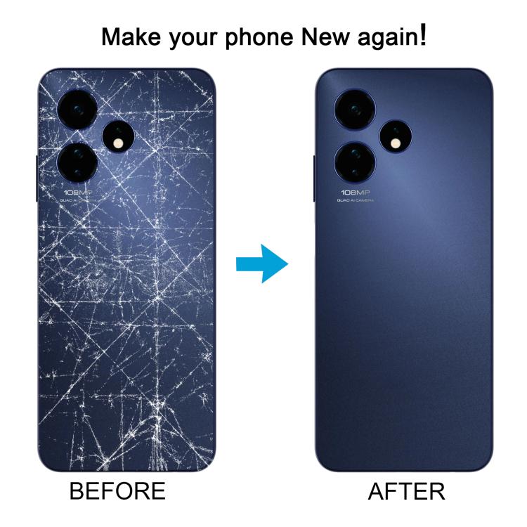 Cover posteriore in vetro per batteria Boost Celero 5G 2024, For Boost Celero 5G 2024 (Orange)