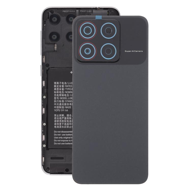 Cover posteriore con copriobiettivo per fotocamera per ZTE Blade A35 Z2453, For ZTE Blade A35