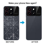 Cover posteriore con copriobiettivo per fotocamera per ZTE Blade A35 Z2453, For ZTE Blade A35