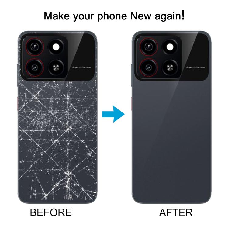 Cover posteriore con copriobiettivo per fotocamera per ZTE Blade A35 Z2453, For ZTE Blade A35