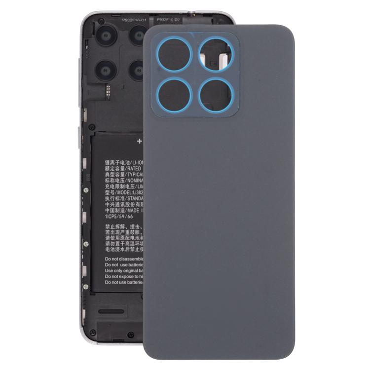 Cover posteriore in plastica con copriobiettivo per ZTE Blade A55 Z2450., For ZTE Blade A55