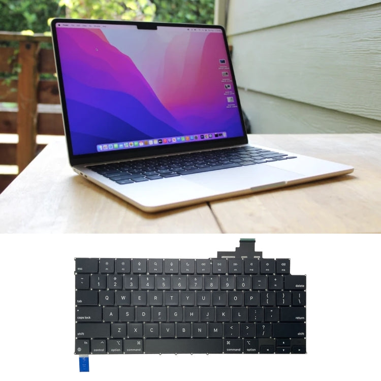 US Version Keyboard for MacBook Air M2 13 2022 A2681, A2681 2022