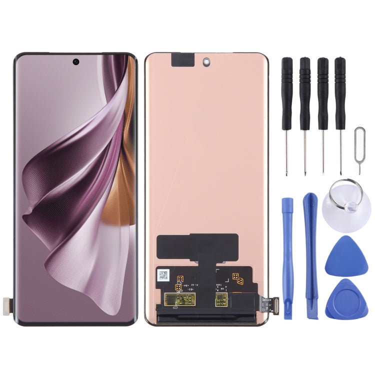 For OPPO Reno10 Pro China OLED Material Original LCD Screen with Digitizer Full Assembly, For OPPO Reno10 Pro+(Original)