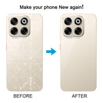Cover posteriore in vetro con adesivo per batteria ZTE Axon 70., For ZTE Blade V70 / Axon 70 (Glass Material)
