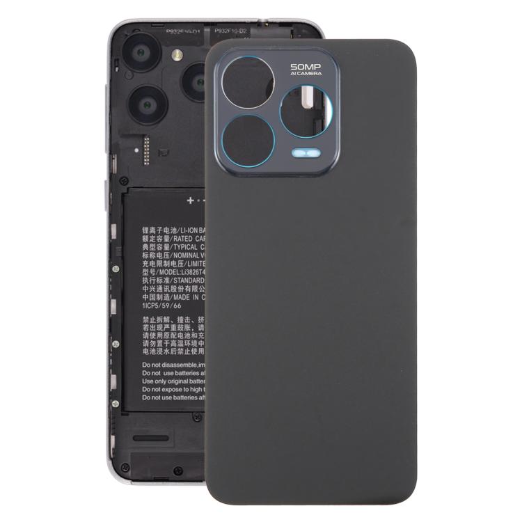 Cover posteriore in vetro con adesivo per batteria ZTE Blade V70 Design., For ZTE Blade V70 Design (Glass Material)