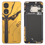 Cover posteriore in plastica adesiva per batteria del ZTE nubia Neo 2 Z2352N., For ZTE nubia Neo 2