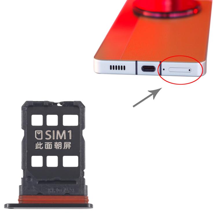 Vassoio per SIM + scheda SIM per ZTE nubia Z50S Pro NX713J, For ZTE nubia Z50S Pro