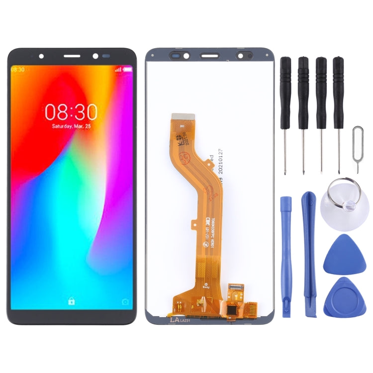 LCD Screen and Digitizer Full Assembly for Itel P33 Plus, For Itel P33 Plus