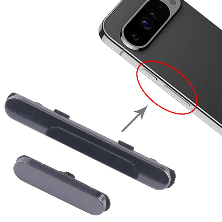 Pulsante di accensione e pulsante di controllo del volume per Google Pixel 9 Pro XL, For Google Pixel 9 Pro XL