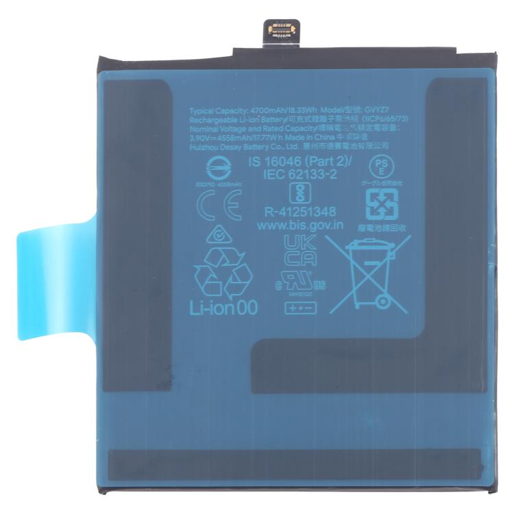For Google Pixel 9 Pro 4700mAh Original Li-Ion Battery, For Google Pixel 9 Pro(Original)