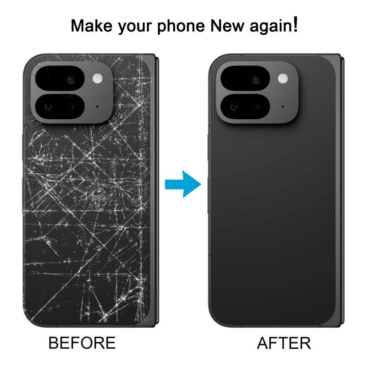 Cover posteriore originale con copriobiettivo per Google Pixel 9 Pro Fold., For Google Pixel 9 Pro Fold (Original)