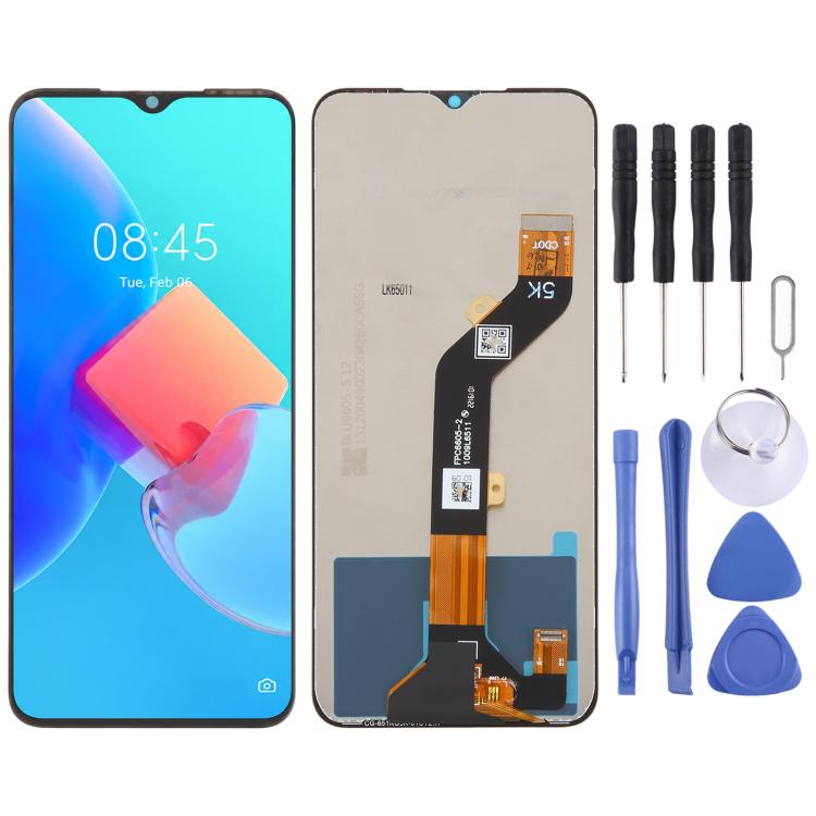 Schermo LCD TFT con digitalizzatore per Tecno Spark 8C