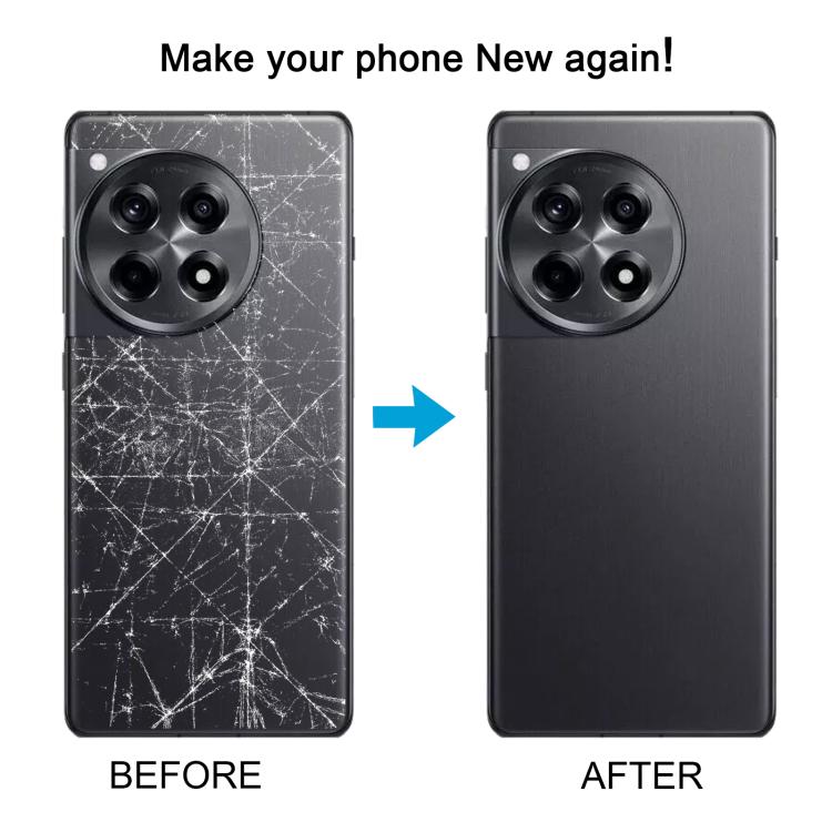 Cover posteriore per OnePlus 12R con copertura per obiettivo della fotocamera, For OnePlus 12R (with Camera Lens Frame)