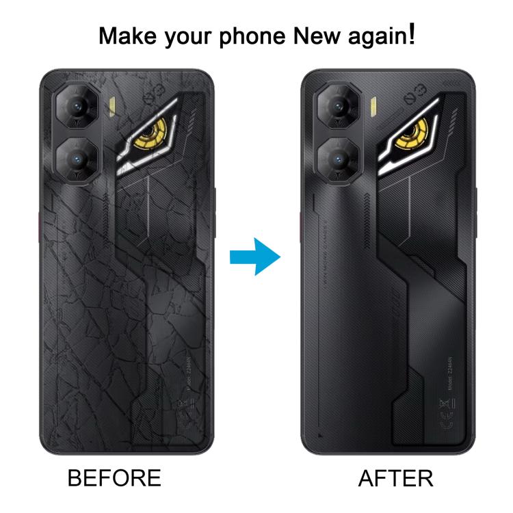 Cover posteriore in plastica con copertura per obiettivo della fotocamera per ZTE nubia Neo 3., For ZTE nubia Neo 3