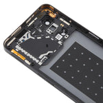 Cover posteriore in plastica per batteria con cornice centrale e copriobiettivo della fotocamera per ZTE Nubia Neo 3., For ZTE nubia Neo 3(with Middle Frame)
