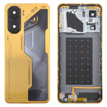 Cover posteriore in plastica per batteria con cornice centrale e copriobiettivo della fotocamera per ZTE Nubia Neo 3., For ZTE nubia Neo 3(with Middle Frame)