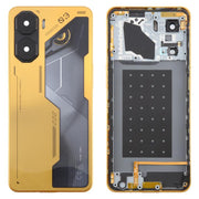 Cover posteriore in plastica per batteria con cornice centrale e copriobiettivo della fotocamera per ZTE Nubia Neo 3., For ZTE nubia Neo 3(with Middle Frame)