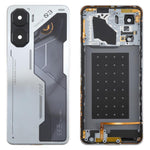 Cover posteriore in plastica per batteria con cornice centrale e copriobiettivo della fotocamera per ZTE Nubia Neo 3., For ZTE nubia Neo 3(with Middle Frame)