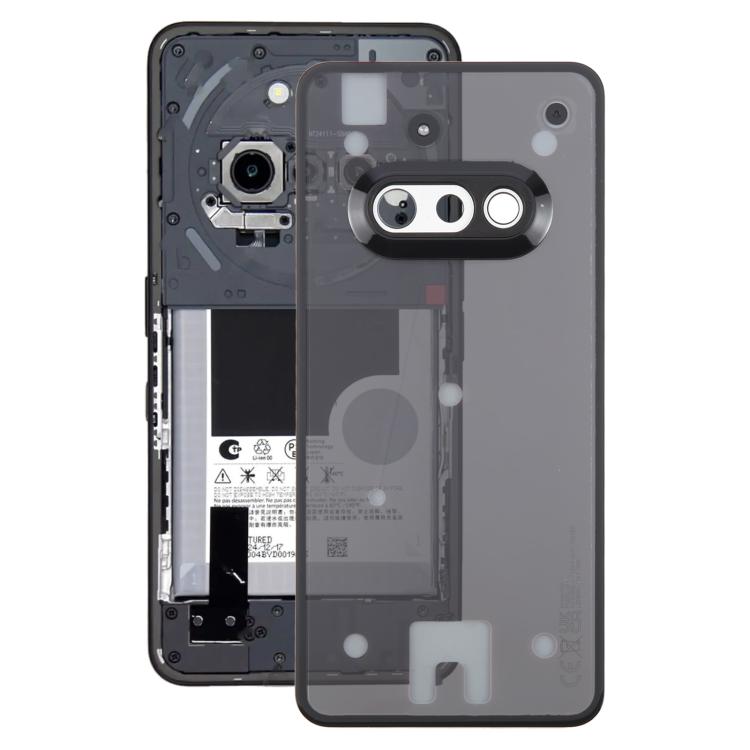 Cover posteriore in vetro con cornice per fotocamera per il telefono Nothing Phone 3a A059., For Nothing Phone 3a