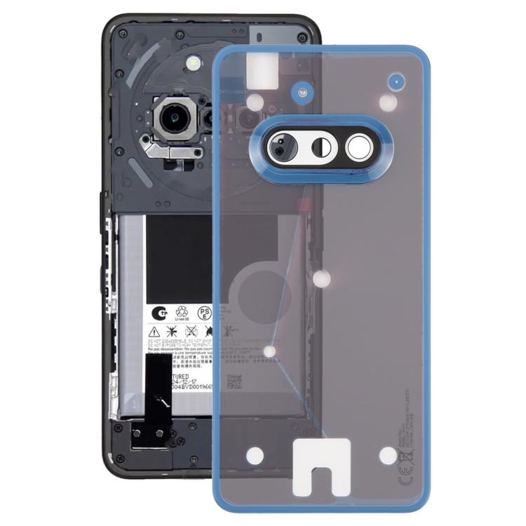 Cover posteriore in vetro con cornice per fotocamera per il telefono Nothing Phone 3a A059., For Nothing Phone 3a