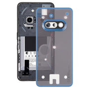 Cover posteriore in vetro con cornice per fotocamera per il telefono Nothing Phone 3a A059., For Nothing Phone 3a