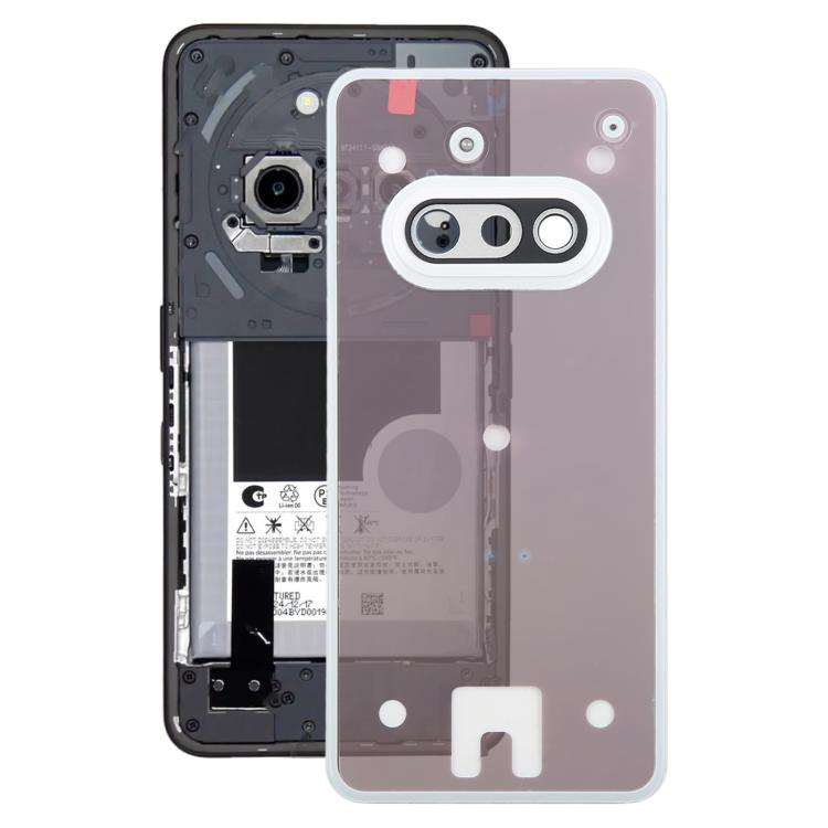 Cover posteriore in vetro con cornice per fotocamera per il telefono Nothing Phone 3a A059., For Nothing Phone 3a