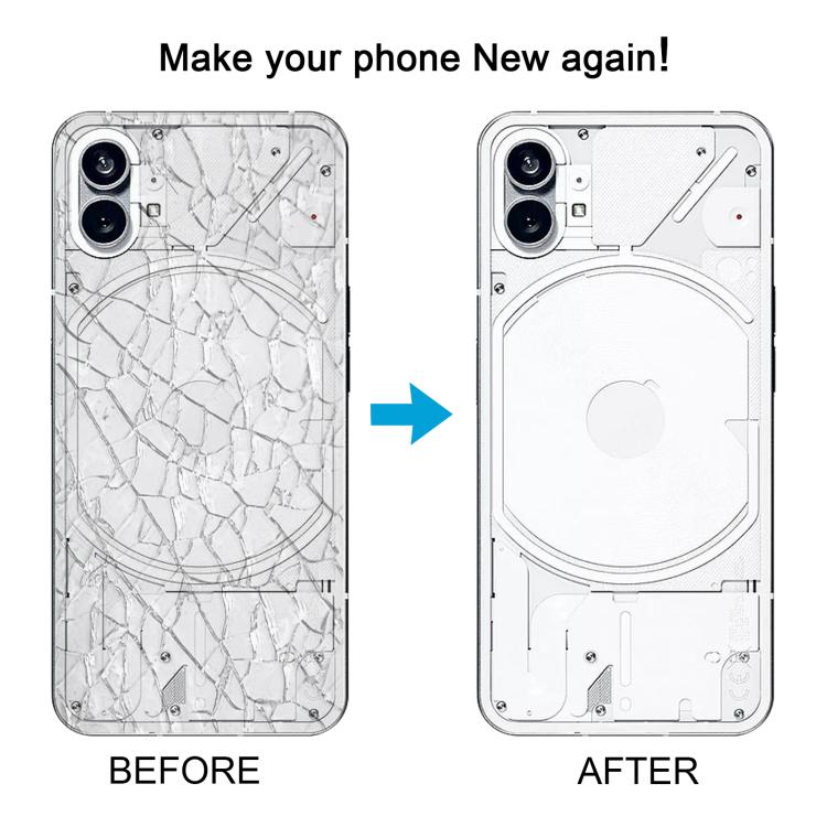 Cover posteriore in vetro per batteria For Nothing Phone 1 A063, For Nothing Phone 1