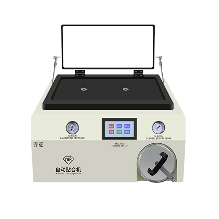 TBK-408A Copertura trasparente per macchina di laminazione automatica LCD per telefono cellulare da 15 pollici e dispositivo di rimozione bolle in autoclave, TBK-408A