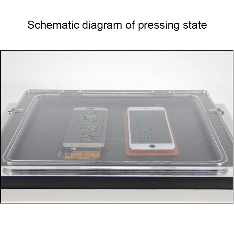 TBK-408A Copertura trasparente per macchina di laminazione automatica LCD per telefono cellulare da 15 pollici e dispositivo di rimozione bolle in autoclave, TBK-408A