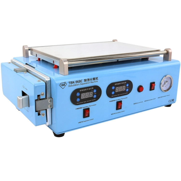 TBK-968C 220V 2 in 1 Manual Vacuum LCD Touch Screen Glass Separator Machine, TBK-968C