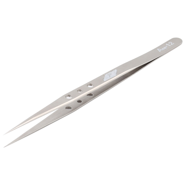 Aaa-12 Stainless Steel Long Tip Precision Repair Tweezers, Aaa-12