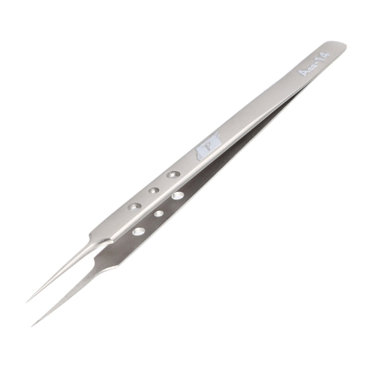 Aaa-14 Long Tip Stainless Steel Precision Repair Tweezers, Aaa-14