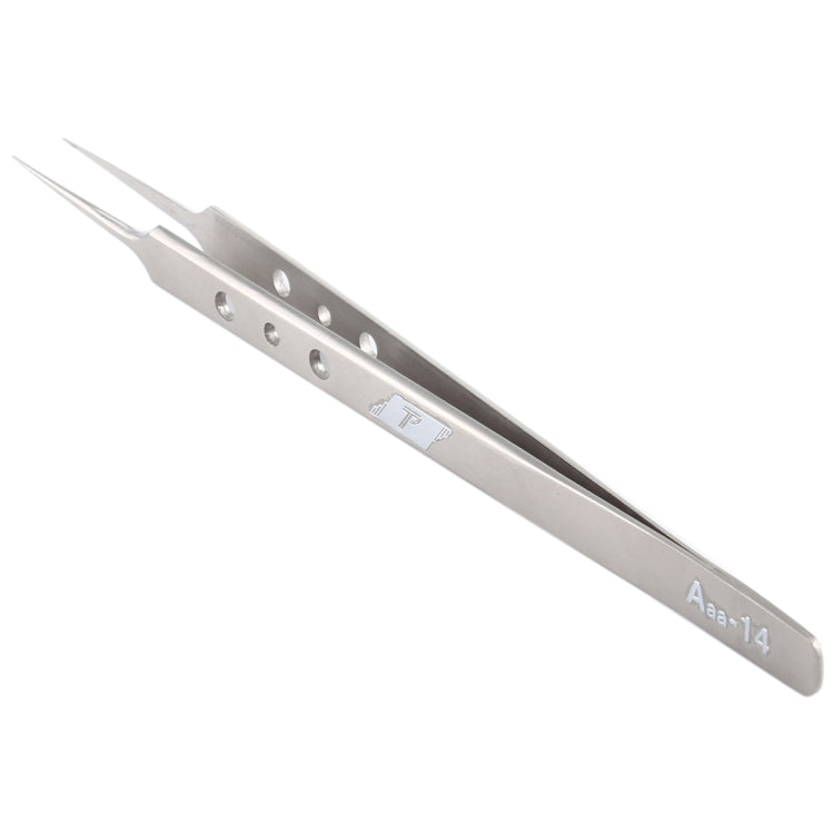 Aaa-14 Long Tip Stainless Steel Precision Repair Tweezers, Aaa-14