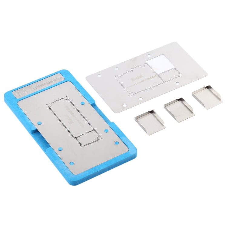 Casey Mainboard Middle Layer Board Baga Rebling Stancil Plant Three Platform per iPhone 11/11 Pro, Kaisi Stencil Plant for iPhone 11 Series