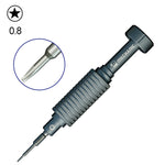 MECCANICO Mortaio Mini iShell Five Star 0,8 mm Cacciavite di precisione per riparazione telefono, Five Star 0.8