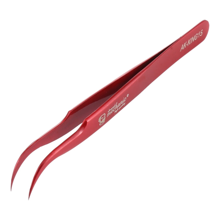 MECHANICAL AK-KING15 Curved Tweezers Durable High Tenacity Tweezers, MECHANIC AK-KING15