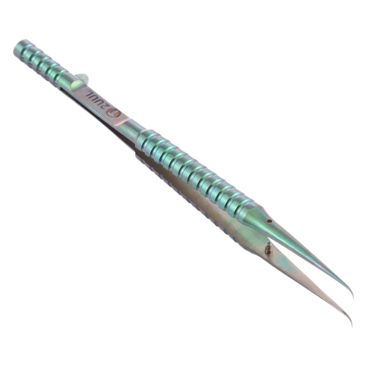 2UUL Ti02 Titanium Alloy Curved Tweezers, 2UUL Ti02