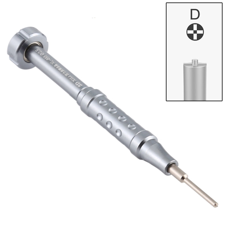 XL-655 3D Non-slip Screwdriver with Hollow Cross Tip and Middle Bezel 2.5, XL-655 Middle Bezel 2.5