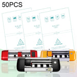50pcs F0004 Anti-Blue Ray Soft TPU Film for Cutter Protective Film, F0004