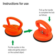 Ventosa per pannello carrozzeria, estrattore per riparazione ammaccature di grandi dimensioni per auto, Large, Black, Large Orange