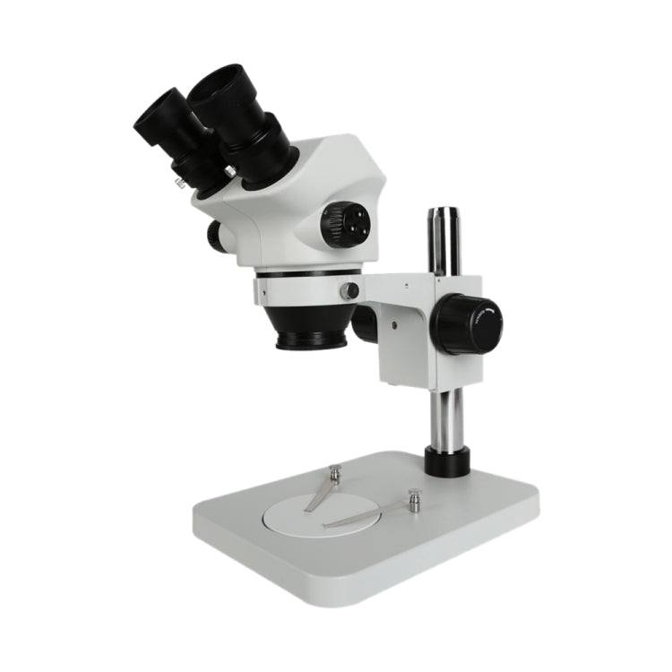 Microscopio binoculare stereomicroscopio 0,7X-50X con luce, 0.7X-50X(Black), 0.7X-50X(White)