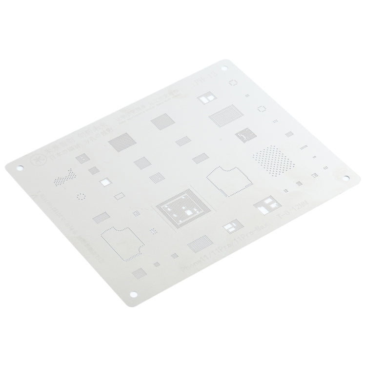 Stencil per ricolorazione borsa Mzing FF-13 da 0,12 mm per iPhone 11/11 Pro/11 Pro Max, Mijing iPH-13