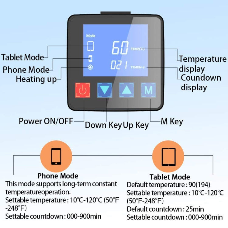 CPB CP320 Safe LCD Screen Heating Pad Repair Tool, US Plug, CPB CP320(US Plug)