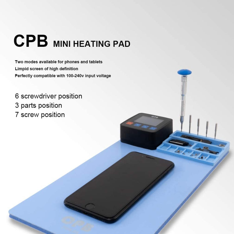 CPB CP300 Safe LCD Screen Heating Pad Repair Tool, US Plug, CPB CP300(US Plug)