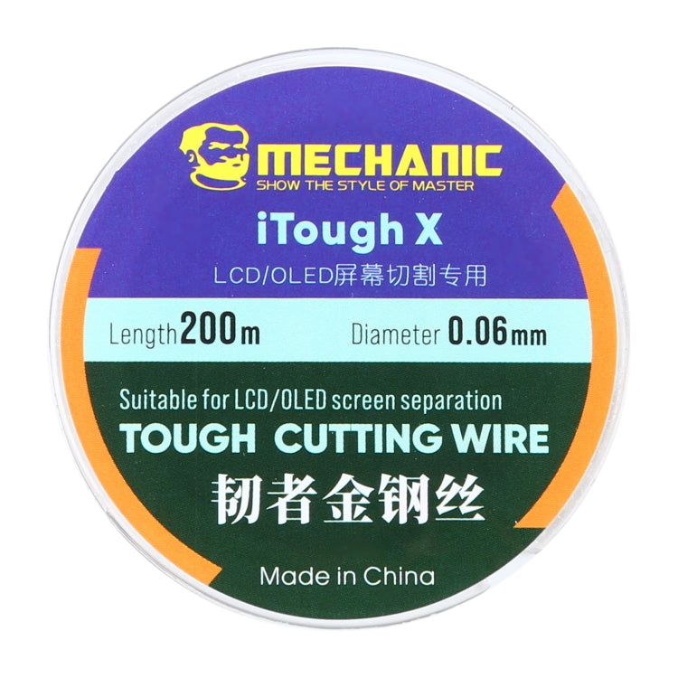 Filo da taglio meccanico 0,06 mm per schermo OLED LCD 200m