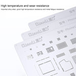 QIANLI QS05 Stencil di ricambio per calabrone per iPhone XR / XS / XS Max, For iPhone XS/XS Max/XR